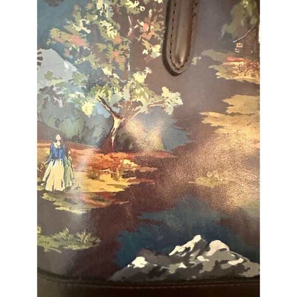 NWOT Patricia Nash Verzi Tote Montana Prairie Skies Leather Handbag With Tassel - Picture 8 of 13